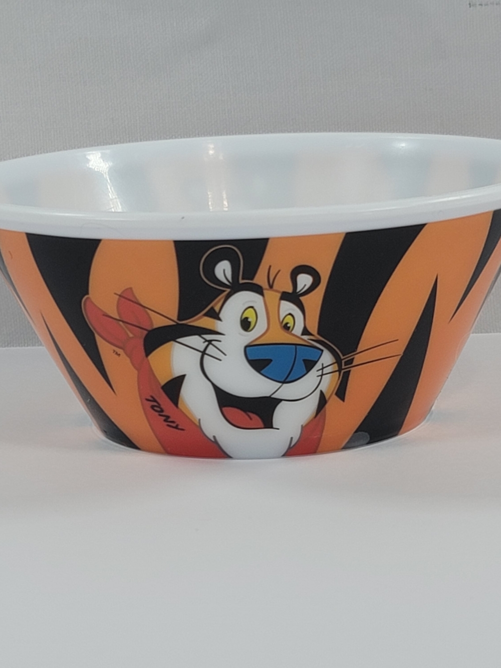 VTG Kelloggs Frosted Flakes Tony The Tiger Plastic Cereal Bowl